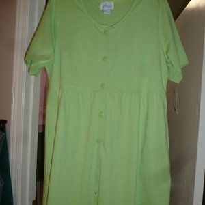 Summer dress  buttoned short sleeve with pockets